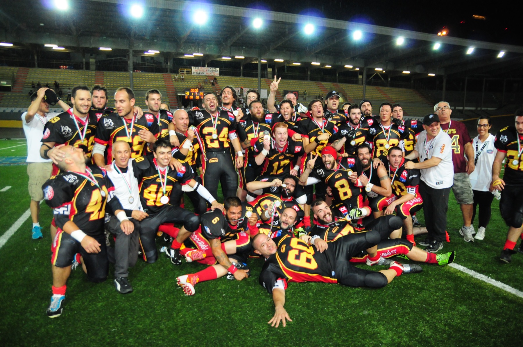 Chiefs Ravenna competitività football nazionale